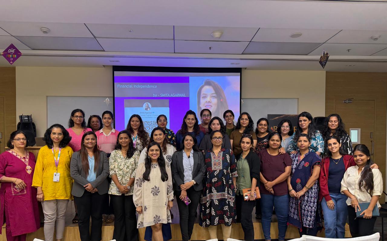 Leading a Financial Independence session for women leaders