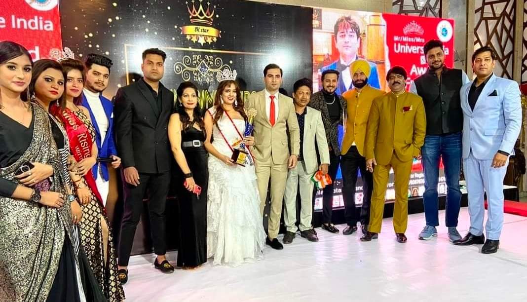 Felicitated at a national awards gala